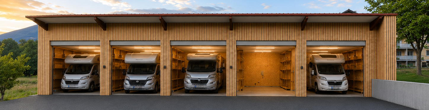 Neubau-Garage 03 mit Abstellraum – Foto