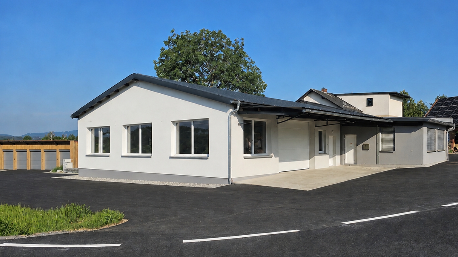 Neubau-Garagen Dienersdorf 122 – Außenansicht, Kaindorf B54